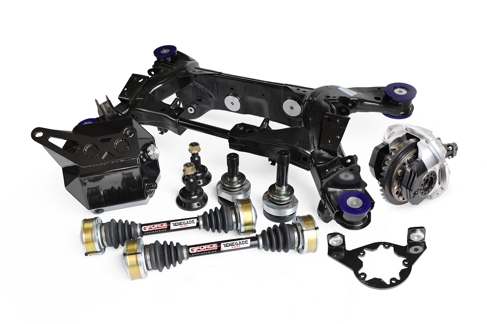 Mopar Modified Cradle & Complete 9″ IRS Axle Kit 1000hp LX Cars